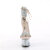Pleaser SKY-327RSI Sandales à plateforme Strass Argent Beige EU-38 / US-8