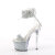 Pleaser SKY-327RSI Sandales à plateforme Strass Argent EU-35 / US-5