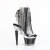 Pleaser SPECTATOR-1017RSF Sandales à plateforme Transparent Strass Noir EU-37 / US-7