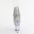 Pleaser SPECTATOR-1017RSF Sandales à plateforme Transparent Strass Argent EU-39 / US-9