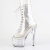 Pleaser STARDUST-1021C-7 Bottines à plateforme Transparent Strass EU-37 / US-7