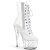 Pleaser STARDUST-1021C-7 Bottines à plateforme Transparent Strass EU-35 / US-5