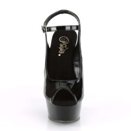 Pleaser Sandales DELIGHT-655 Noir EU-36/US-6