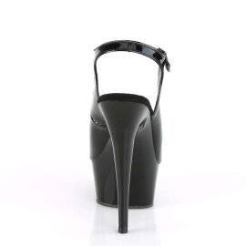 Pleaser Sandales DELIGHT-655 Noir EU-36/US-6