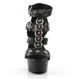 Pleaser Sandales DELIGHT-658 Noir EU-41/US-11