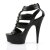 Pleaser Sandales DELIGHT-658 Noir EU-35/US-5