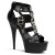 Pleaser Sandales DELIGHT-658 Noir EU-37/US-7