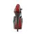 Pleaser Sandales DELIGHT-660FH Noir Rouge EU-35/US-5