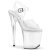 Pleaser TREASURE-808FLA Sandales à plateforme Transparent EU-37 / US-7