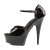 Pleaser Sandales DELIGHT-660FH Noir Rouge EU-42/US-12