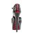 Pleaser Sandales DELIGHT-660FH Noir Rouge EU-39/US-9