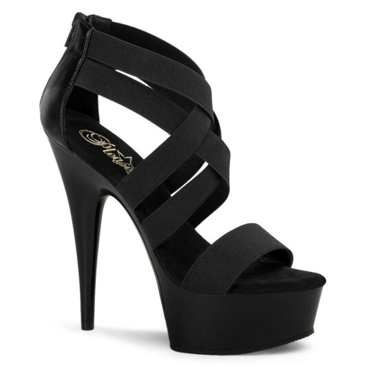 Pleaser Sandales DELIGHT-669 Noir EU-35/US-5
