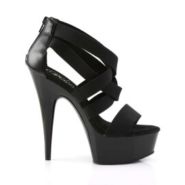 Pleaser Sandales DELIGHT-669 Noir EU-35/US-5