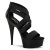 Pleaser Sandales DELIGHT-669 Noir EU-37/US-7