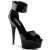 Pleaser Sandales DELIGHT-670-3 Noir EU-37/US-7