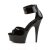 Pleaser Sandales DELIGHT-670-3 Noir EU-37/US-7