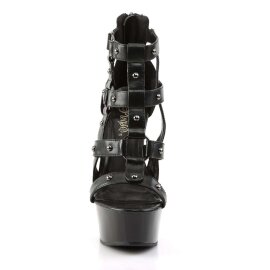 Pleaser Sandales DELIGHT-682 Noir EU-40/US-10