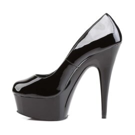 Pleaser Sandales DELIGHT-685 Noir EU-39/US-9