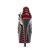 Pleaser Sandales DELIGHT-687FH Noir Rouge EU-35/US-5