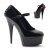 Pleaser Sandales DELIGHT-687FH Noir Rouge EU-38/US-8