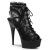 Pleaser Bottines DELIGHT-696LC Noir EU-41/US-11