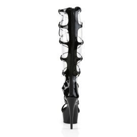Pleaser Sandales DELIGHT-698 Noir EU-35/US-5