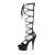 Pleaser Sandales DELIGHT-698 Noir EU-35/US-5