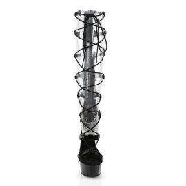 Pleaser Sandales DELIGHT-698 Noir EU-37/US-7