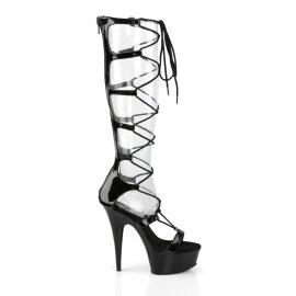 Pleaser Sandales DELIGHT-698 Noir EU-37/US-7
