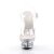 Pleaser Sandales ECLIPSE-608 Transparent Argent EU-36/US-6
