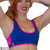 PoleFit Haut Retro Sport S Bleu/Rose