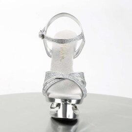 Pleaser Sandales ECLIPSE-619G Argent Multi Paillettes...