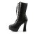 Pleaser Bottines ELECTRA-1020 Noir EU-41/US-11