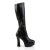 Pleaser Bottes ELECTRA-2000Z Noir EU-36/US-6