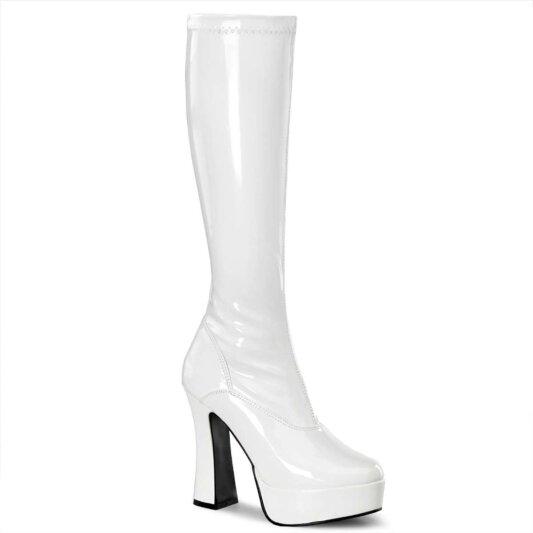 Pleaser Bottes ELECTRA-2000Z Blanc EU-37/US-7