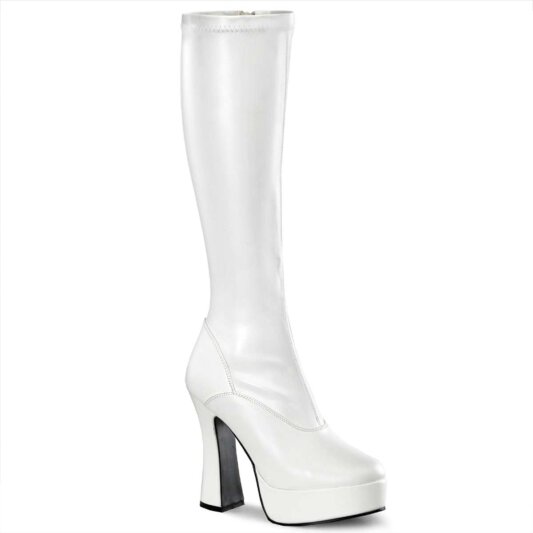 Pleaser Bottes ELECTRA-2000Z Blanc EU-39/US-9