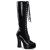 Pleaser Bottes ELECTRA-2020 Noir EU-37/US-7