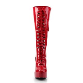 Pleaser Bottes ELECTRA-2020 Rouge EU-37/US-7