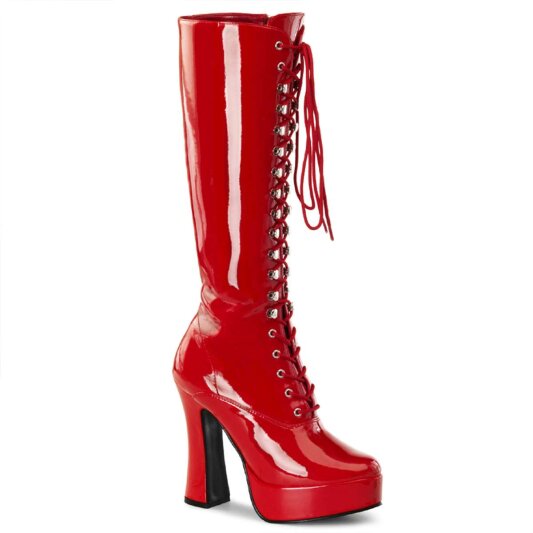 Pleaser Bottes ELECTRA-2020 Rouge EU-39/US-9