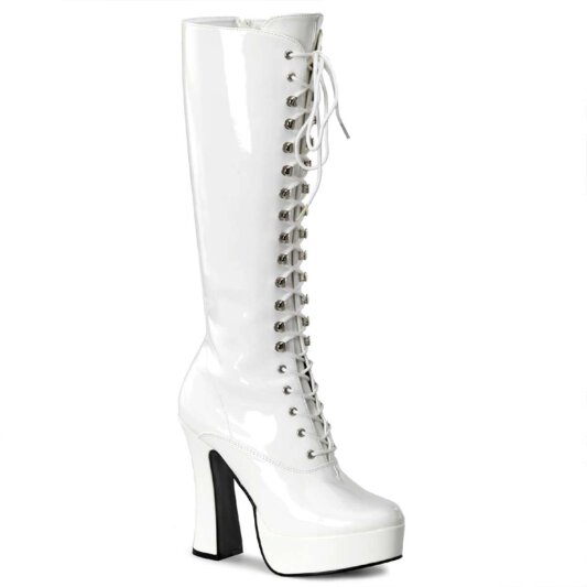 Pleaser Bottes ELECTRA-2020 Blanc EU-37/US-7