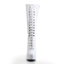 Pleaser Bottes ELECTRA-2020 Blanc EU-37/US-7