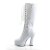 Pleaser Bottes ELECTRA-2020 Blanc EU-37/US-7