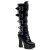 Pleaser Bottes ELECTRA-2042 Noir EU-37/US-7