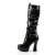 Pleaser Bottes ELECTRA-2042 Noir EU-37/US-7