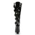 Pleaser Bottes ELECTRA-2042 Noir EU-37/US-7