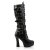 Pleaser Bottes ELECTRA-2042 Noir EU-37/US-7