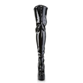 Pleaser Bottes cuissardes ELECTRA-3000Z Noir EU-42/US-12