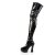 Pleaser Bottes cuissardes ELECTRA-3000Z Noir EU-36/US-6