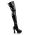 Pleaser Bottes cuissardes ELECTRA-3000Z Noir EU-36/US-6