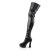 Pleaser Bottes cuissardes ELECTRA-3000Z Noir EU-40/US-10